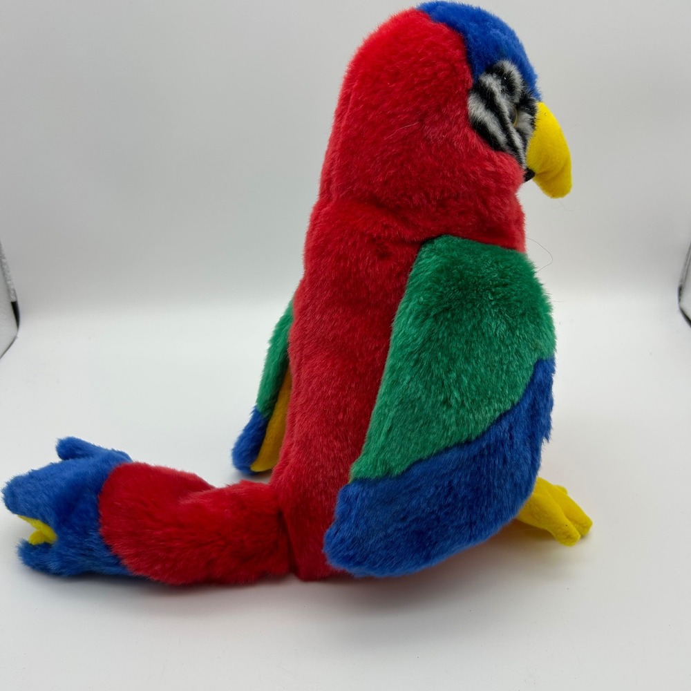 Ty Beanie Buddies Jabber the Parrot Red Macaw Plush 1999‎ Stuffed Animal Bird - Picture 2 of 9
